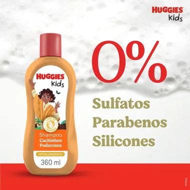 Shampoo Huggies Kids Cachinhos Poderosos 360ml