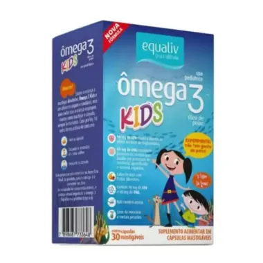 Ômega 3 Equaliv Kids com 30 Cápsulas