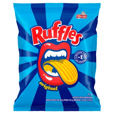 Batata Ruffles Elma Chips Sabor Original 33g Pacote