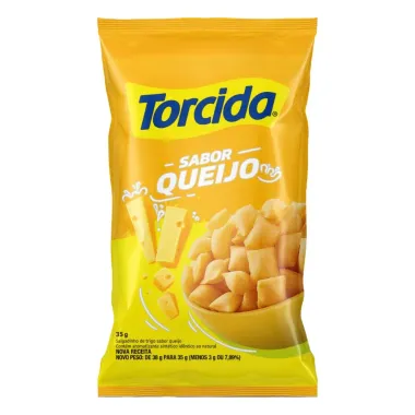 Salgadinho de Trigo Queijo Torcida Pacote 35g