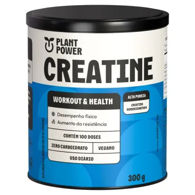 Creatina Plant Power Creatine com 300g