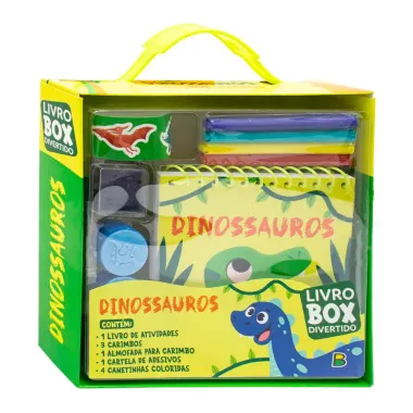 Livro BOX Divertido Dinossuros Todo Livro