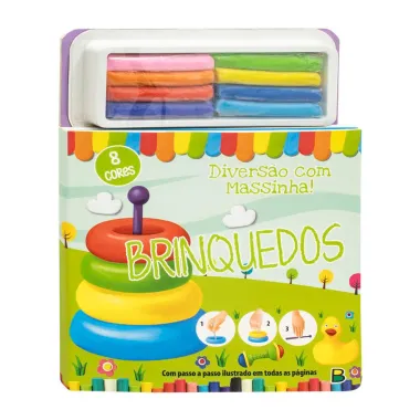 Livro Diversão com Massinha Brinquedos_1