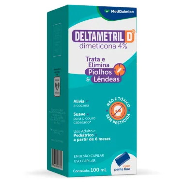 DELTAMETRIL D DIMETICONA 4%  100ML