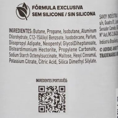 Desodorante Adidas Masculino Aerossol Antitranspirante Power Booster 150ml