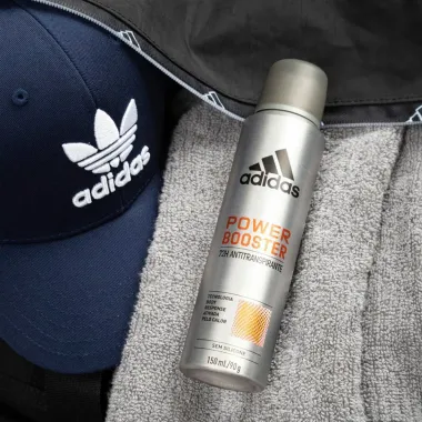 Desodorante Adidas Masculino Aerossol Antitranspirante Power Booster 150ml