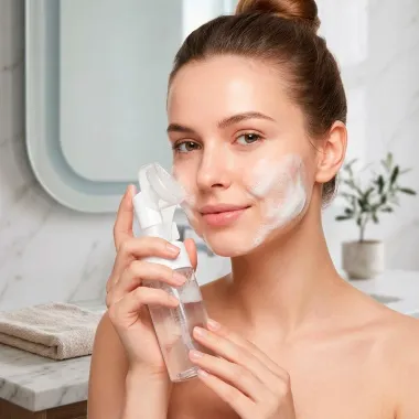 Frasco Espumador Pump Mi&oacute; para Limpeza Facial com Esponja de Silicone 1 Unidade
