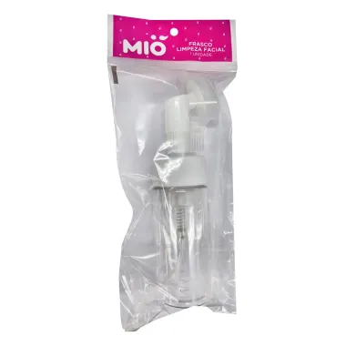 Frasco Espumador Pump Mi&oacute; para Limpeza Facial com Esponja de Silicone 1 Unidade