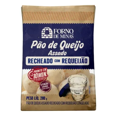 Pão de Queijo Forno de Minas Recheado com Requeijão 280g