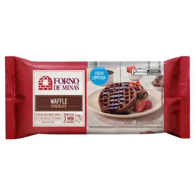 Waffle Forno de Minas sabor Chocolate 280g