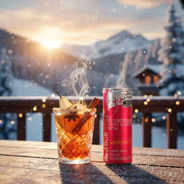Energ&eacute;tico Red Bull he Winter Edition Pera e Canela 250ml