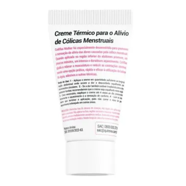 Creme Térmico Coliflax Mulher Alívio da Cólica Menstrual 30g