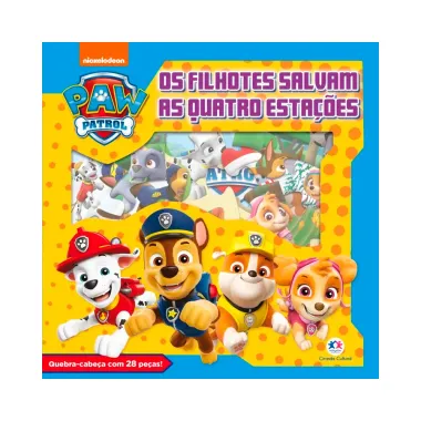 Livro Quebra Cabeças Patrulha Canina_1