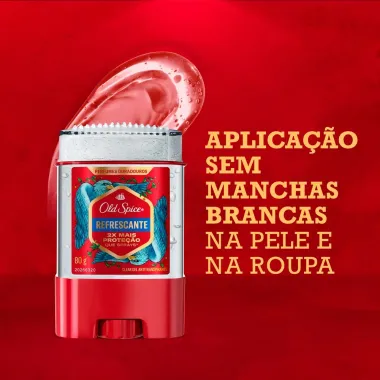Desodorante Old Spice Refrescante Clear Gel Stick Antitranspirante 80g