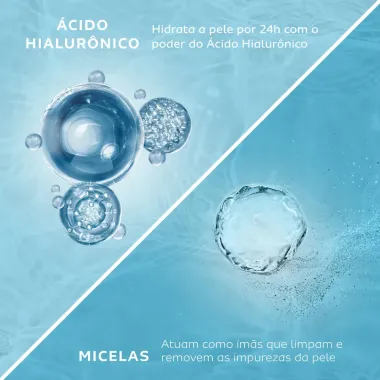 Água Micelar Monange Facial Ácido Hialurônico 200ml