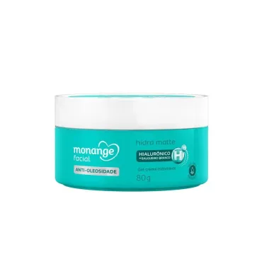 Gel Creme Hidratante Monange Facial Antioleosidade 80g