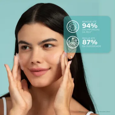 Gel de Limpeza Facial Monange Antioleosidade para Limpeza Suave e Profunda Efeito Matte 120g