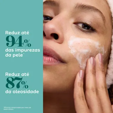 Gel de Limpeza Facial Monange Antioleosidade para Limpeza Suave e Profunda Efeito Matte 120g