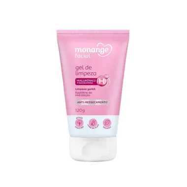 Gel de Limpeza Facial Monange Antiressecamento Limpeza Gentil 120g