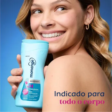 Lo&ccedil;&atilde;o Hidratante Monange Antissinais com &Aacute;cido Hialur&ocirc;nico 200ml