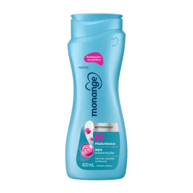 Lo&ccedil;&atilde;o Hidratante Monange Antissinais com &Aacute;cido Hialur&ocirc;nico 400ml