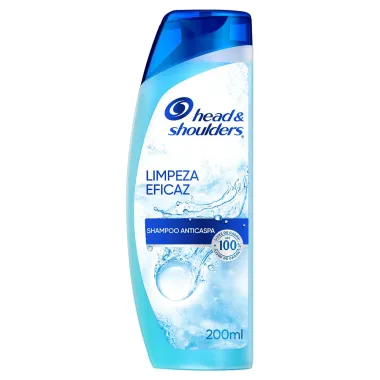 Shampoo Anticaspa Head & Shoulders Limpeza Eficaz 200ml