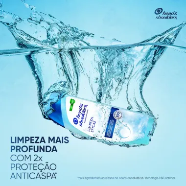 Shampoo Anticaspa Head & Shoulders Limpeza Eficaz 200ml