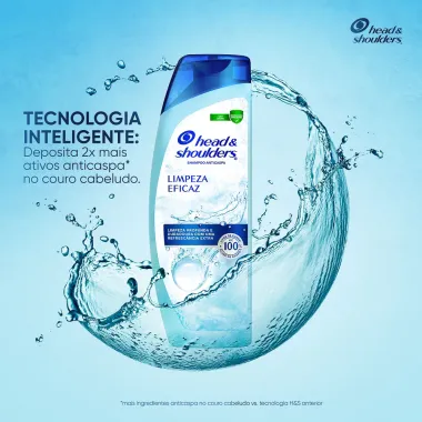 Shampoo Anticaspa Head & Shoulders Limpeza Eficaz 200ml