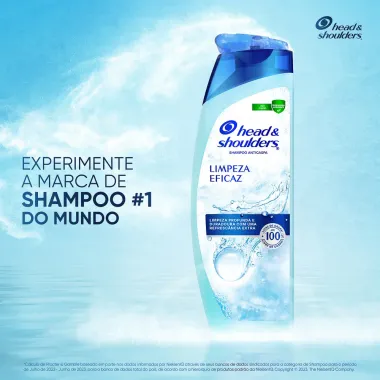 Shampoo Anticaspa Head & Shoulders Limpeza Eficaz 200ml