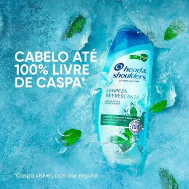 Shampoo Anticaspa Head & Shoulders Limpeza Refrescante 200ml