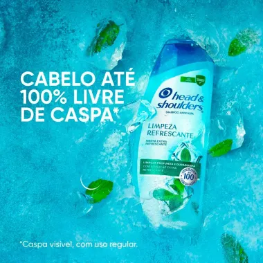 Shampoo Anticaspa Head & Shoulders Limpeza Refrescante 200ml