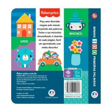 Livro Minhas 100 Primeiras Palavras Fisher Price_2