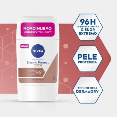 Antitranspirante Barra Nivea Derma Protect Clinical 54g