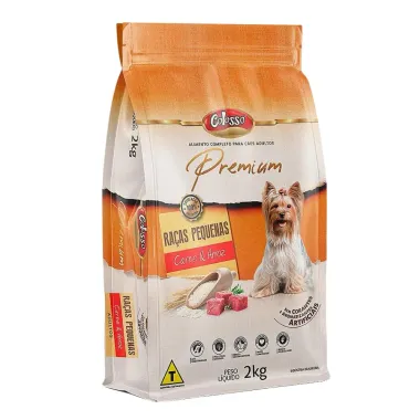 Ração Colosso Raças Pequenas Premium Carne e Arroz 2kg