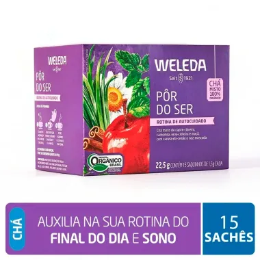 Chá Misto Weleda Pôr do Ser Orgânico Rotina de Autocuidado 15 Sachês de 1,5g cada