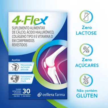 4 Flex com 30 Comprimidos Revestidos