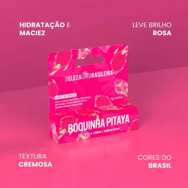 Protetor Labial Boquinha Cream Pitaya Cores do Brasil