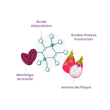 Protetor Labial Boquinha Cream Pitaya Cores do Brasil