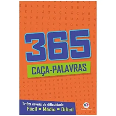 Revista Ciranda 365 Caça Palavras Três Níveis de Dificuldade