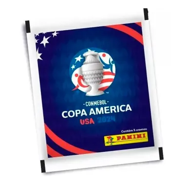 Figurinha Conmebol Copa América USA 2024 Panini 1 Envelopes com 5 Figurinhas