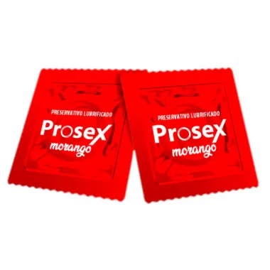 Preservativo Prosex Morango Lubrificado 3 Unidades_2