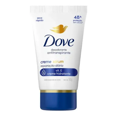 Desodorante Dove Antitranspirante Creme Sérum Reparação Diária 50g