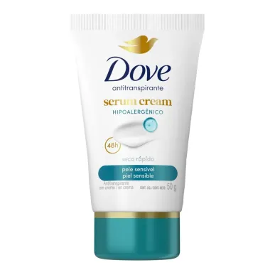 Desodorante Dove Antitranspirante Creme Sérum Previne Irritação 50g