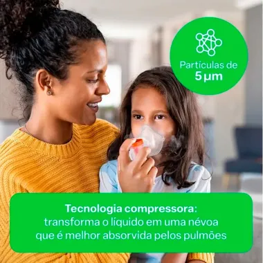 Inalador Compressor Multilaser Neb Easy Sa&uacute;de Bivolt