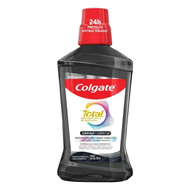 Enxaguante Bucal Colgate Total 12 Carv&atilde;o Zero &Aacute;lcool 500ml