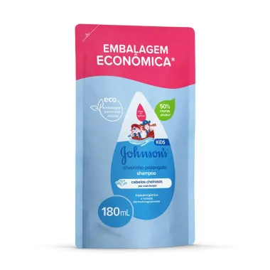 Shampoo Johnson's Kids Cheirinho Prolongado Sachê 180ml
