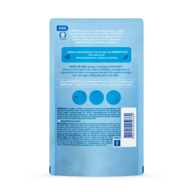 Shampoo Johnson's Kids Cheirinho Prolongado Sachê 180ml