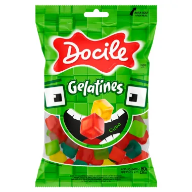 Bala de Gelatina Docile Gelatines Cubo Sortidos 80g_1