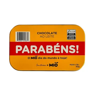 Chocolate Mió ao Leite Parabéns Lata 60g_1