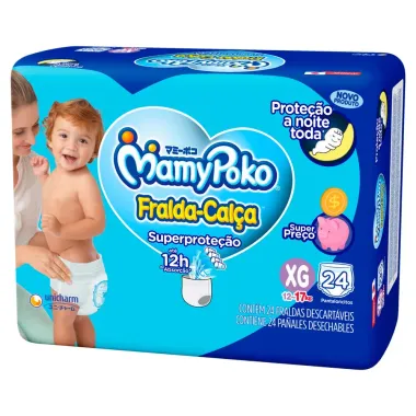 Fralda Calça MamyPoko Super Proteção XG 24 Unidades